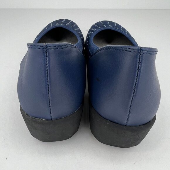 Croft & Barrow Womens 25645 Blue Tecomfort Kiwi Knit Size 5 Slip-On Flats - Picture 5 of 10